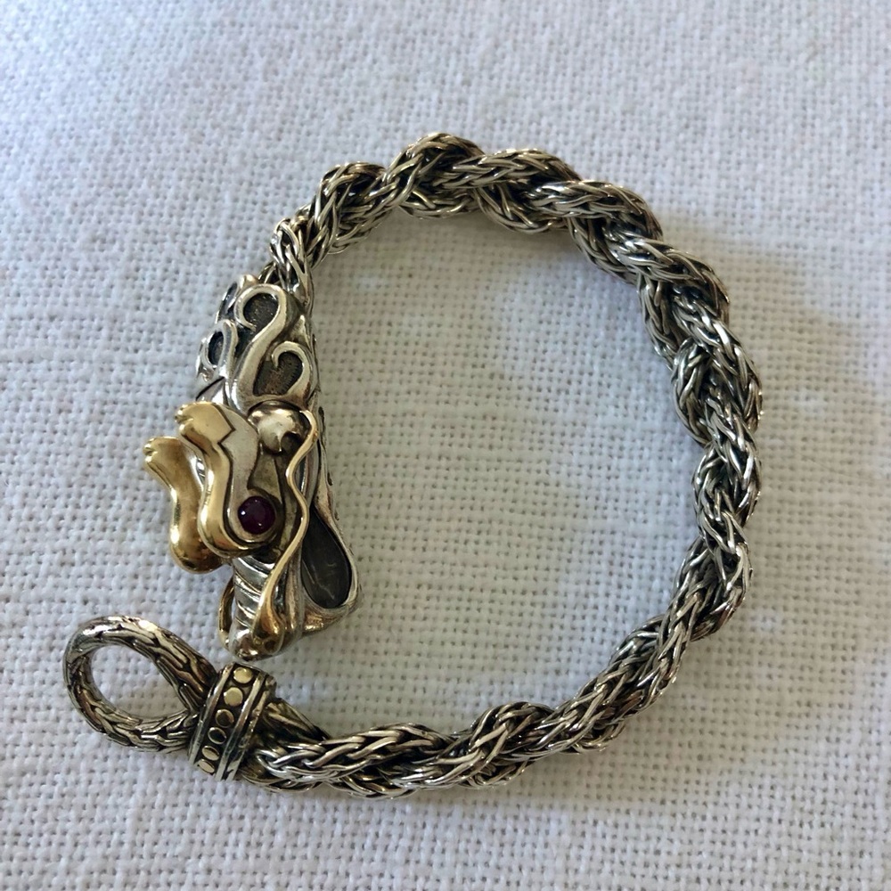 John Hardy
Ruby Naga Legends Woven Dot Bracelet - Picture 2 of 10